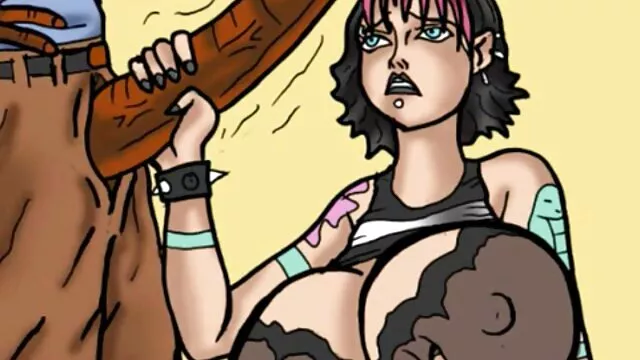 Pornografia gratuita sem registo  Dois homens brancos batem uma mulher filme pornô de cavalo negra na vagina e no ânus.